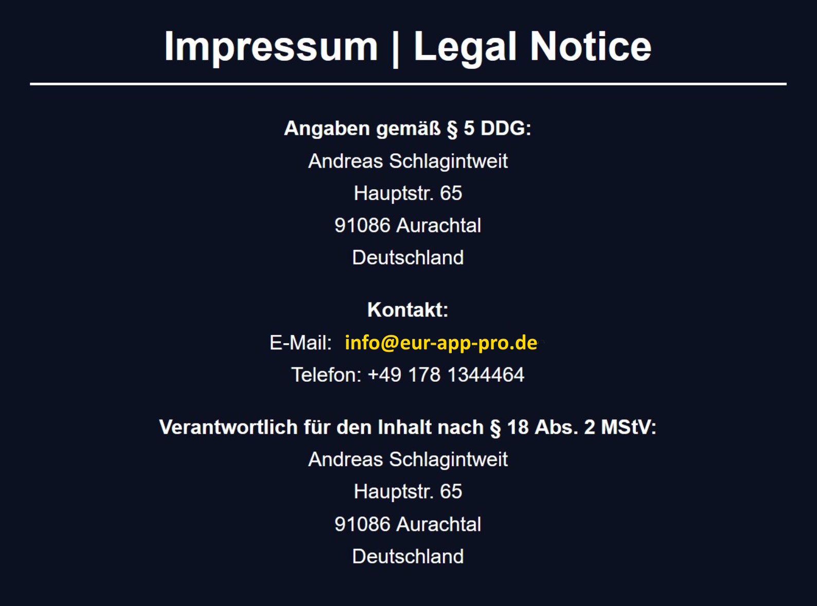 Impressum